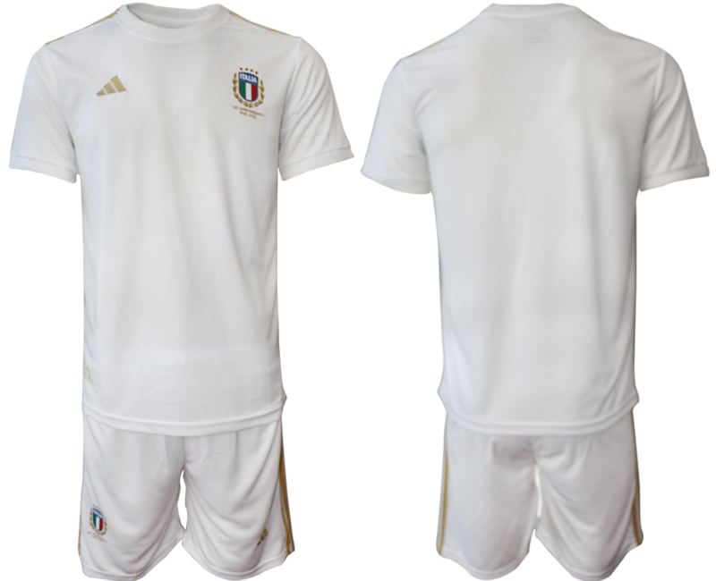 Men 2023-2024 Italy 2023 Adidas 125th Anniversary Kit soccer jersey